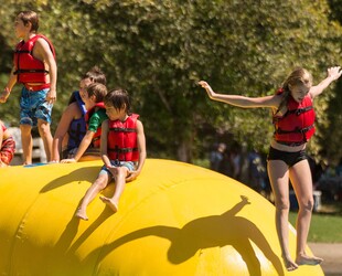SPLASHING AROUND AT HOWARTH PARK
